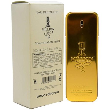 Paco Rabanne 1 Million Eau de Toilette 3.4 oz / 100 ml - Tester (2008)